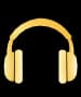 Headphones icon as to represent Streams for Ken Lewis